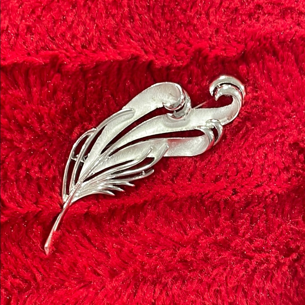 Elegant Silver Brooch